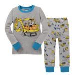 conjunto de camiseta y pantalón de algodón para niño, pijamas