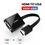 Adaptador HDMI a VGA con toma de audio