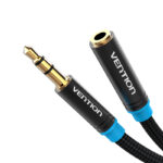 Cable auxiliar de extensión de auriculares, conector macho a hembra de 3,5mm