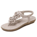 Sandalias planas bohemias para mujer