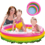 Piscina inflable tricolor para bebé