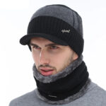 Gorros de invierno para hombre y mujer, gorros de lana, gorro de punto