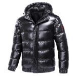 Chaquetas térmicas de algodón para hombre, Parkas cálidas con capucha, abrigos