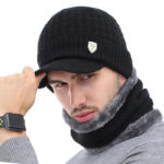 Gorro de lana para hombre y mujer, gorros de punto, gorros para invierno