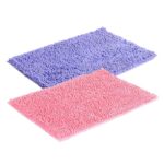 Alfombrilla de baño de microfibra suave antideslizante