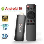 DQ03 Mini TV Stick Android 10 Quad Core ARM Cortex A53 2GB 16GB Soporte 4K H.265 2,4G & 5,8G Wifi Streaming Smart TV Box 1GB 8GB