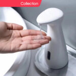 Dispensador de jabón de manos con Sensor automático, Abs, impermeable, lavado inteligente, color blanco, alta calidad