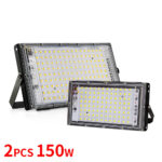 Reflector Led de pared para exteriores, lámpara de calle, 50W, 100W, 150W, IP65, impermeable, CA de 220V